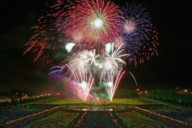Musikfeuerwerk im Blühenden Barock