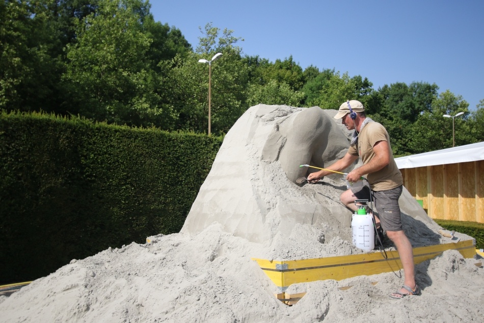 Art de sable - Le baroque en fleurs et le jardin des contes de fées à  Ludwigsbourg